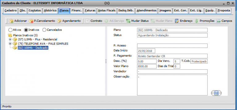 5. Criação de OS 768x358 Manual de Integração IClass FS e Integrator